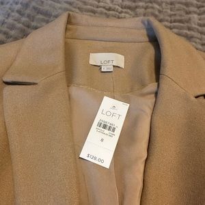 Loft camel color blazer - size 8 - never worn!